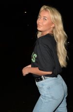HARLEY BRASH Out for Dinner at Sheesh in Essex 11/02/2019