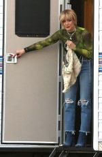 HILARY DUFF on the Break while Filming Lizzie McGuire in Los Angeles 11/19/2019