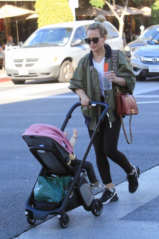 HILARY DUFF Out and About in Beverly Hills 11/23/2019
