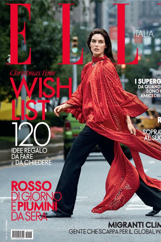 HILARY RHODA in Elle Magazine, Italy December 2019