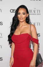 HOLLY BOON at Beauty Awards 2019 with Asos City Ccentral in London 11/25/2019