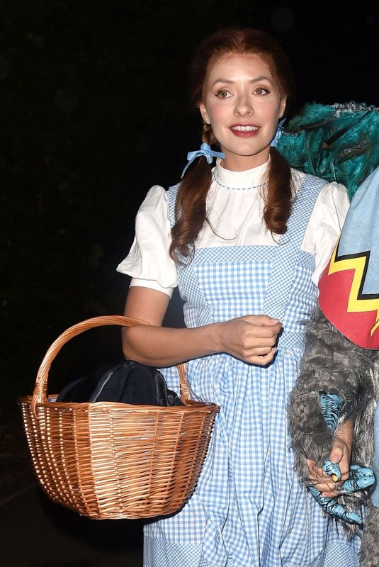 HOLLY WILLOGHBY Arrives at Jonathan Ross Halloween Party in London 10/31/2019