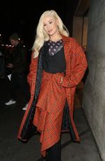 IGGY AZALEA Arrives at BBC Radio 1 in London 11/25/2019