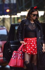 IRINA SHAY as Minnie Mouse Out in New York 10/31/2019