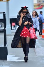 IRINA SHAY as Minnie Mouse Out in New York 10/31/2019