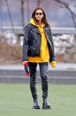 IRINA SHAYK Out and About in New York 11/27/2019
