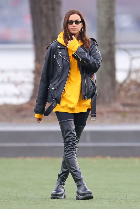 IRINA SHAYK Out and About in New York 11/27/2019