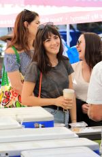 ISABELLE FUHRMAN Shopping at Farmers Market in Los Angeles 11/17/2019