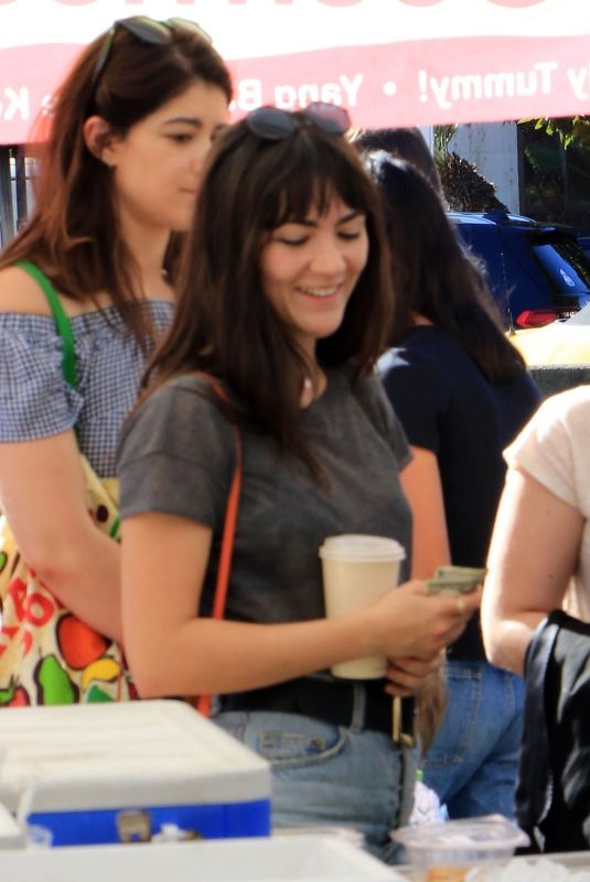 ISABELLE FUHRMAN Shopping at Farmers Market in Los Angeles 11/17/2019