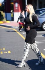 ISKRA LAWRENCE Leaves Nail Salon in New Jersey 11/04/2019