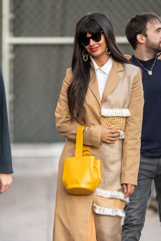 JAMEELA JAMIL Arrives at Jimmy Kimmel Live in Los Angeles 11/25/2019