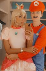 JASMINE TOOKES Getting Ready for Halloween - Instagram Photos and Video 10/31/2019