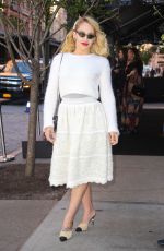 JEMIMA KIRKE Arrives at Tribeca Chanel Women’s Filmmaker Program Luncheon 11/04/2019