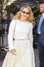 JEMIMA KIRKE Arrives at Tribeca Chanel Women’s Filmmaker Program Luncheon 11/04/2019