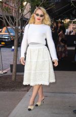 JEMIMA KIRKE Arrives at Tribeca Chanel Women’s Filmmaker Program Luncheon 11/04/2019
