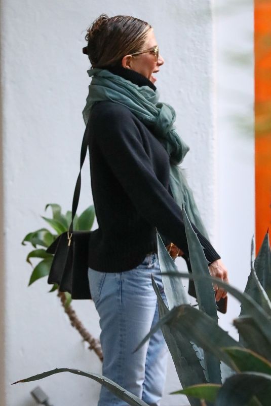 JENNIFER ANISTON at a Salon in Beverly Hills 11/14/2019