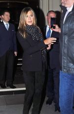 JENNIFER ANISTON Leaves Her Hotel in London 10/31/2019