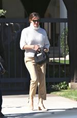 JENNIFER GARNER at a Church in Pacific Palisades 11/24/2019