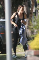 JENNIFER GARNER Heading to a Gym in Santa Monica 11/23/2019