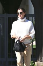 JENNIFER GARNER Leaves Mass the Sunday Before Thanksgiving in Los Angeles 11/24/2019