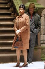 JENNIFER HUDSON on the Set of Respect in New York 11/05/2019
