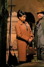 JENNIFER HUDSON on the Set of Respect in New York 11/05/2019
