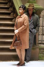 JENNIFER HUDSON on the Set of Respect in New York 11/05/2019