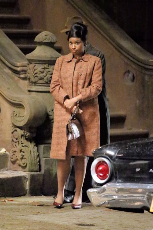 JENNIFER HUDSON on the Set of Respect in New York 11/05/2019