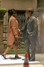JENNIFER HUDSON on the Set of Respect in New York 11/05/2019