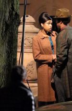 JENNIFER HUDSON on the Set of Respect in New York 11/05/2019