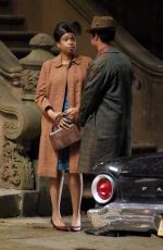 JENNIFER HUDSON on the Set of Respect in New York 11/05/2019