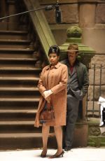 JENNIFER HUDSON on the Set of Respect in New York 11/05/2019