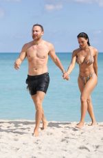 JESSICA LEDON in Bikini at a Beach in Miami 11/19/2019