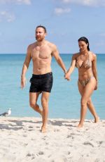 JESSICA LEDON in Bikini at a Beach in Miami 11/19/2019