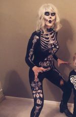 JEWEL STAITE at Halloween Party - Instagram Photos 10/31/2019