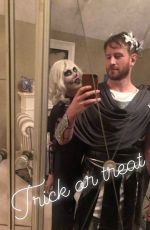 JEWEL STAITE at Halloween Party - Instagram Photos 10/31/2019