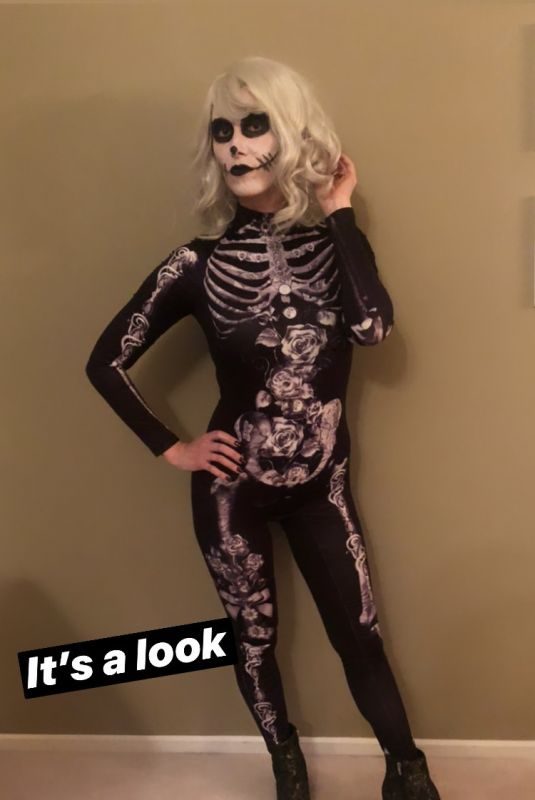 JEWEL STAITE at Halloween Party – Instagram Photos 10/31/2019