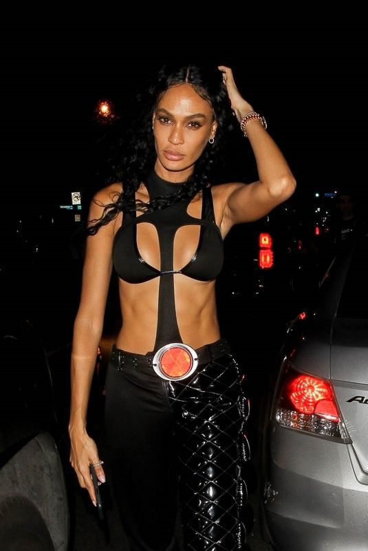 JOAN SMALLS Arrivves at Drake’s Halloween Party in West Hollywood 10/31/2019