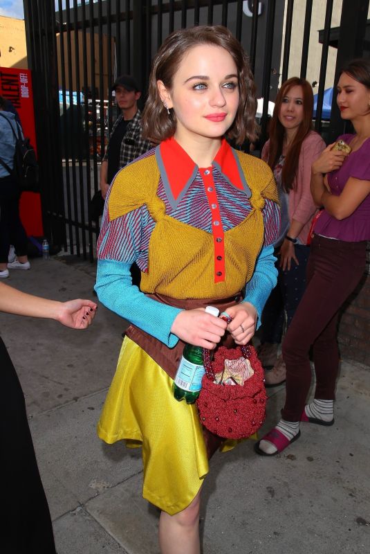 JOEY KING Leaves Goya Studios in Hollywood 11/02/2019