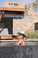 JULIANNE HOUGH, BROOKE BURKE and HAYLEY ERBERT in Bikinis at Nobu Hotel Los Cabos 11/01/2019