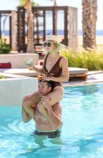 JULIANNE HOUGH, BROOKE BURKE and HAYLEY ERBERT in Bikinis at Nobu Hotel Los Cabos 11/01/2019