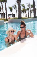JULIANNE HOUGH, BROOKE BURKE and HAYLEY ERBERT in Bikinis at Nobu Hotel Los Cabos 11/01/2019