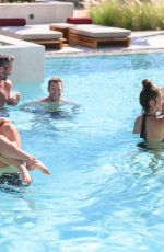 JULIANNE HOUGH, BROOKE BURKE and HAYLEY ERBERT in Bikinis at Nobu Hotel Los Cabos 11/01/2019