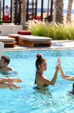 JULIANNE HOUGH, BROOKE BURKE and HAYLEY ERBERT in Bikinis at Nobu Hotel Los Cabos 11/01/2019