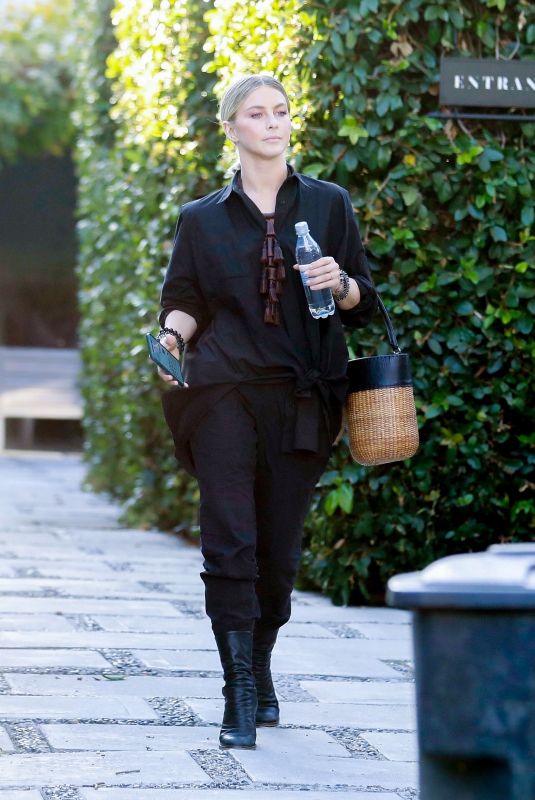 JULIANNE HOUGH Leaves Her Office in West Hollywood 11/06/2019