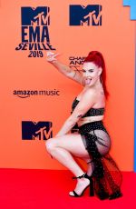 JUSTINA VALENTINE at MTV Europe Music Awards in Seville 11/03/2019