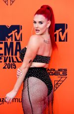 JUSTINA VALENTINE at MTV Europe Music Awards in Seville 11/03/2019