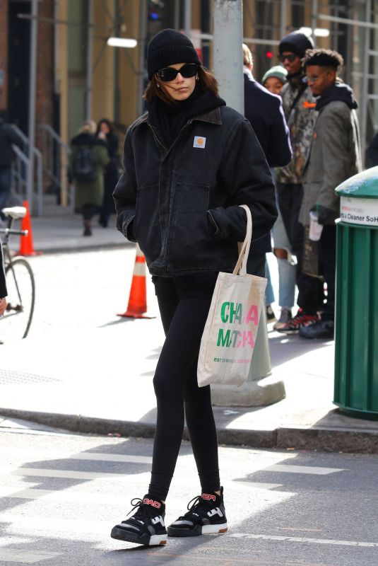 KAIA GERBER Leaves a Gym in New York 11/14/2019