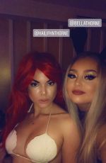 KAILI THORNE as Little Mermaid - Instagram Phtoso 10/31/2019