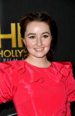 KAITLYN DEVER at Hollywood Film Awards in Beverly Hills 11/03/2019